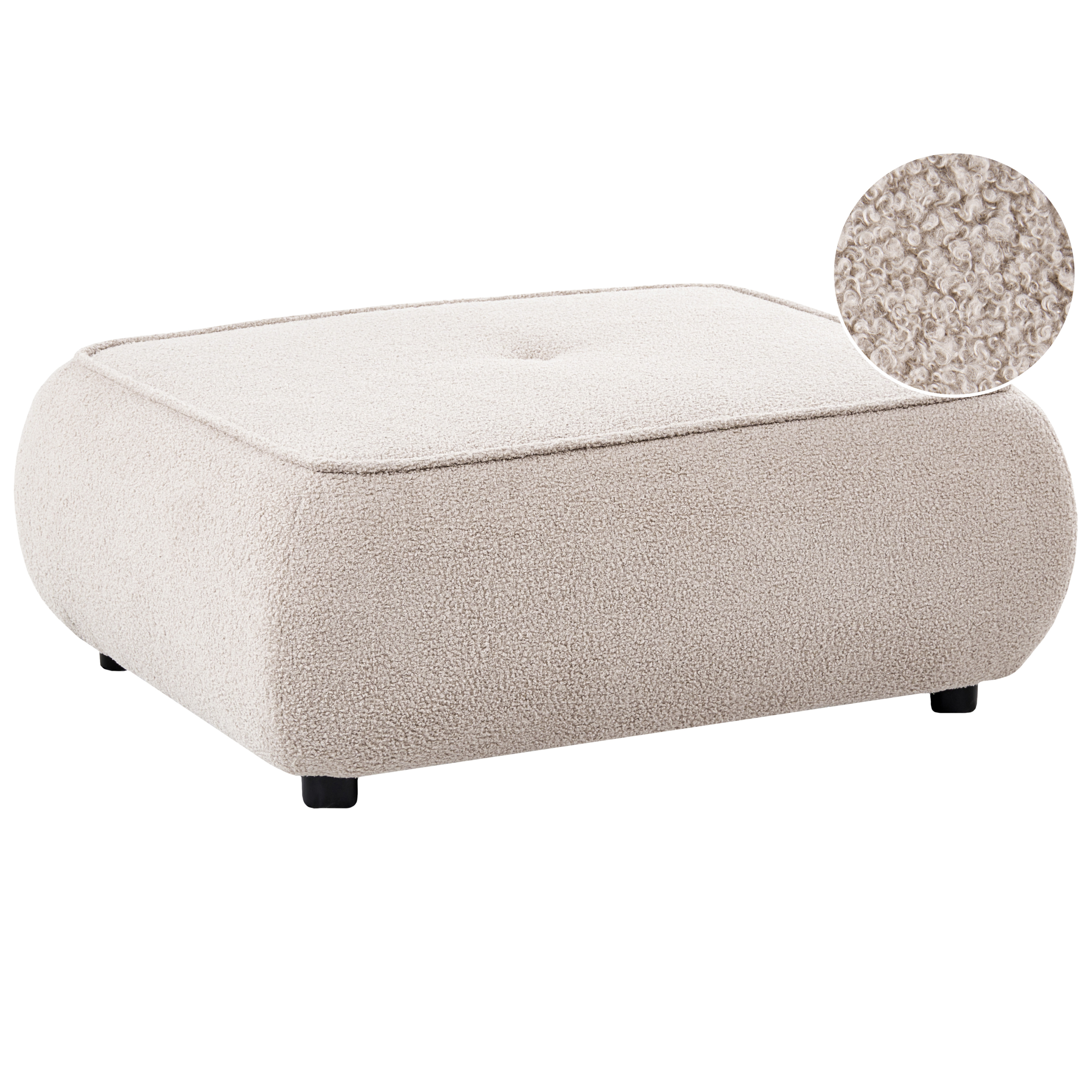 Fodskammel SALLA Boucle Beige