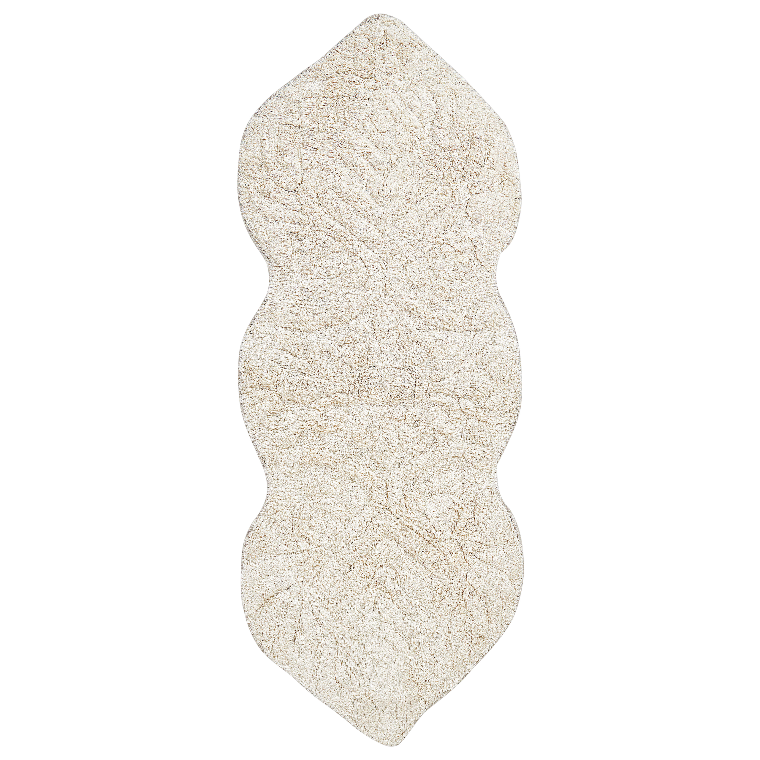 Bademåtte CANBAR Lys Beige 150 x 60 cm Bomuld