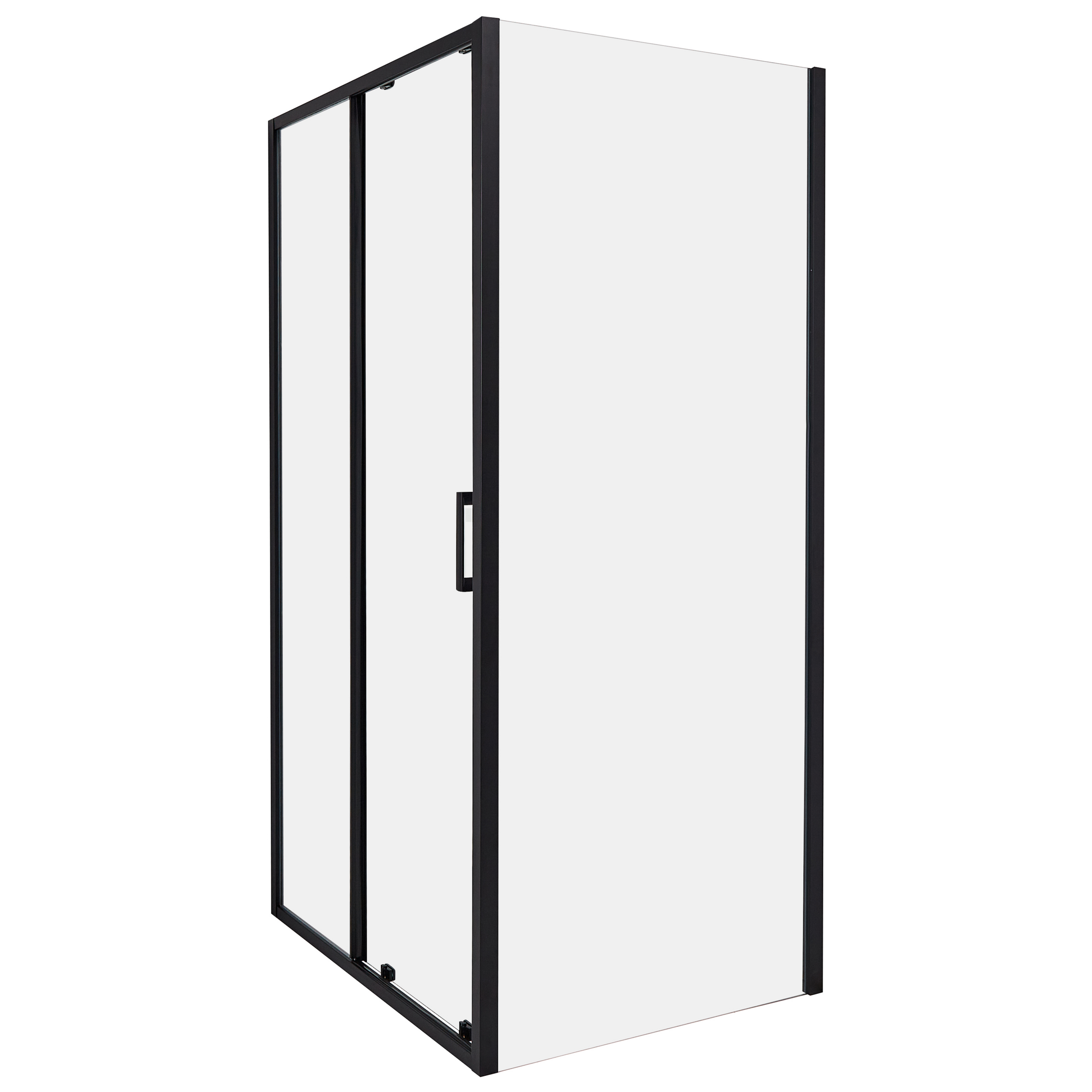 Brusekabine YORO 80 x 100 x 185 cm Sort