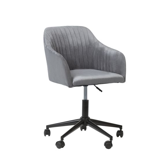 Skrivebordsstol VENICE Velour Grå