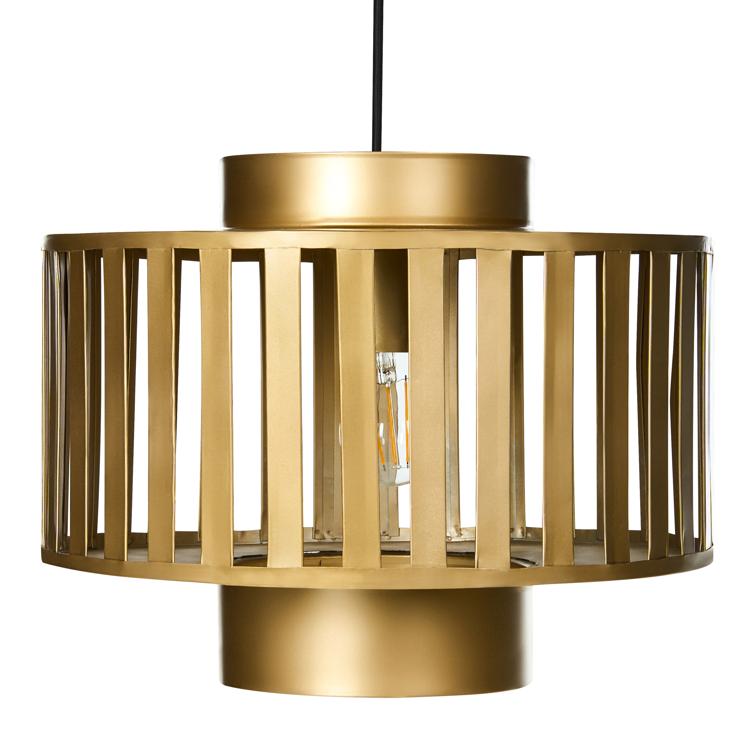 Loftlampe HUGLI Metal Messing