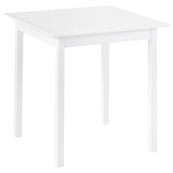 Spisebord VERITAS Hvid 75 cm 75 cm Fyretræ