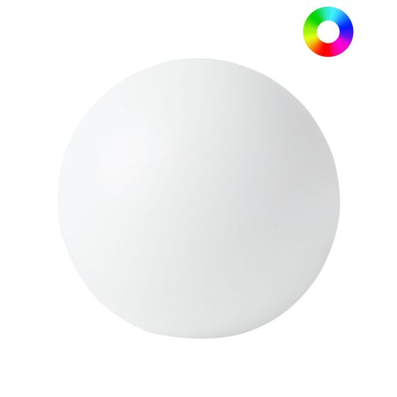 Udendørs LED-kuglelampe JOCOY Med fjernbetjening Hvid