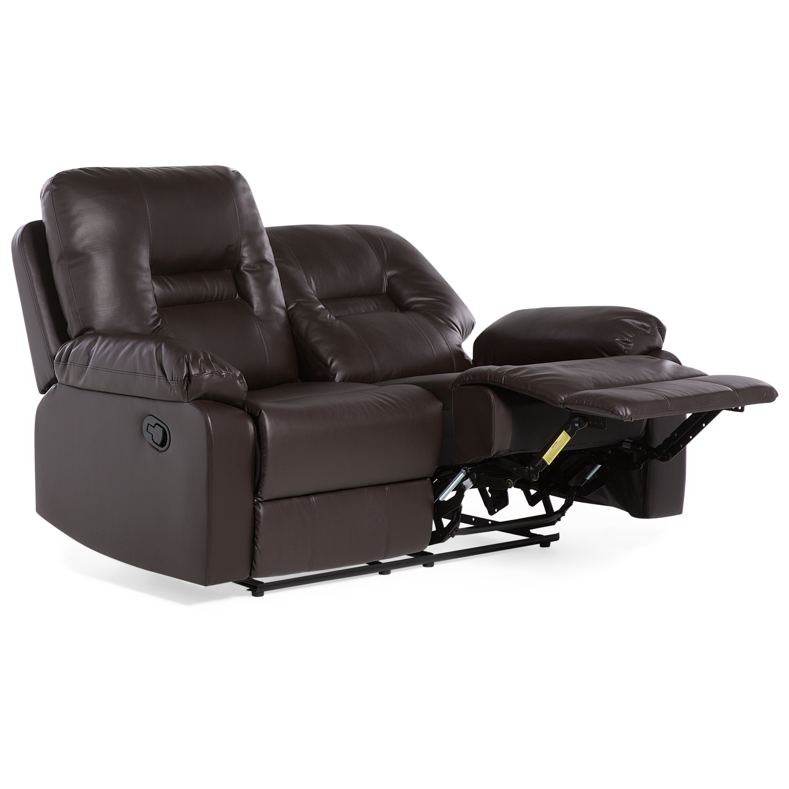 Manuel recliner sofa 2 personers BERGEN Kunstlæder Brun