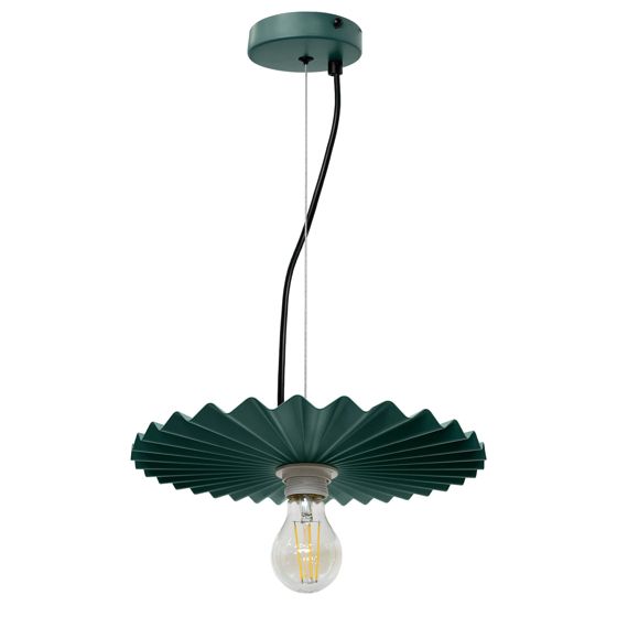 TOOLIGHT hængende loftlampe APP1455-1CP 30CM Grøn 30x30x4cm