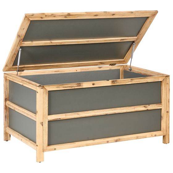 Opbevaringsboks ACATE 121 cm 72 cm Beton Grå