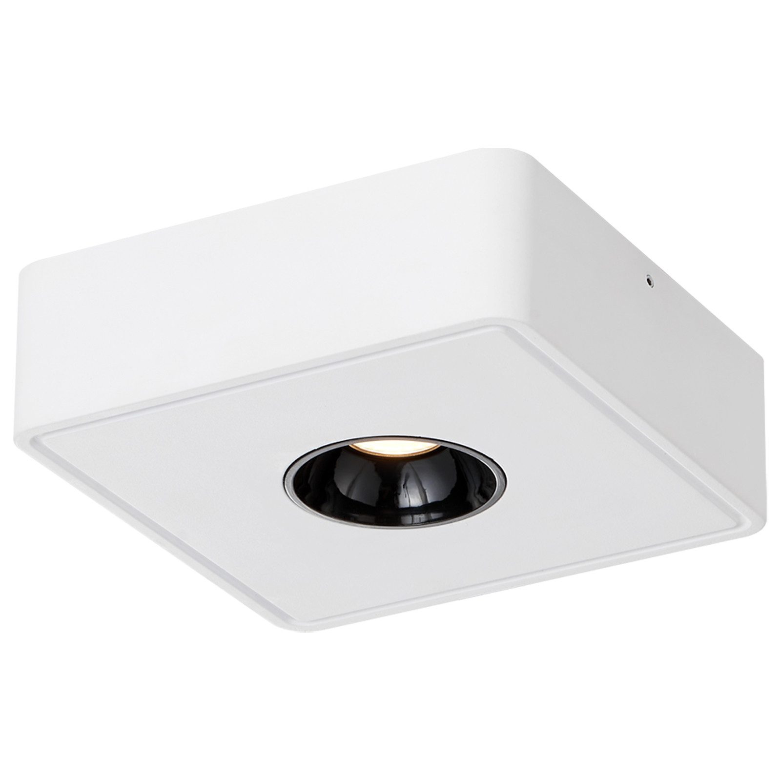 NETTLIFE LED-spotlights, hvide, 7 W, varm hvid, moderne loftspotlight, flad og firkantet spotlight til entré, køkken