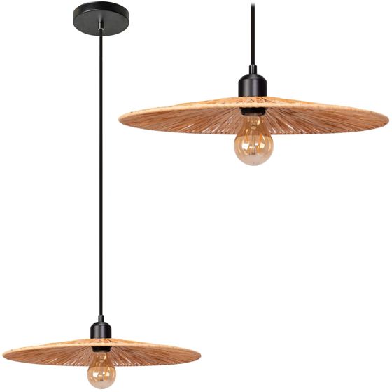 TOOLIGHT hængende loftlampe APP1311-1CP BOHO Brun 4x40x4cm