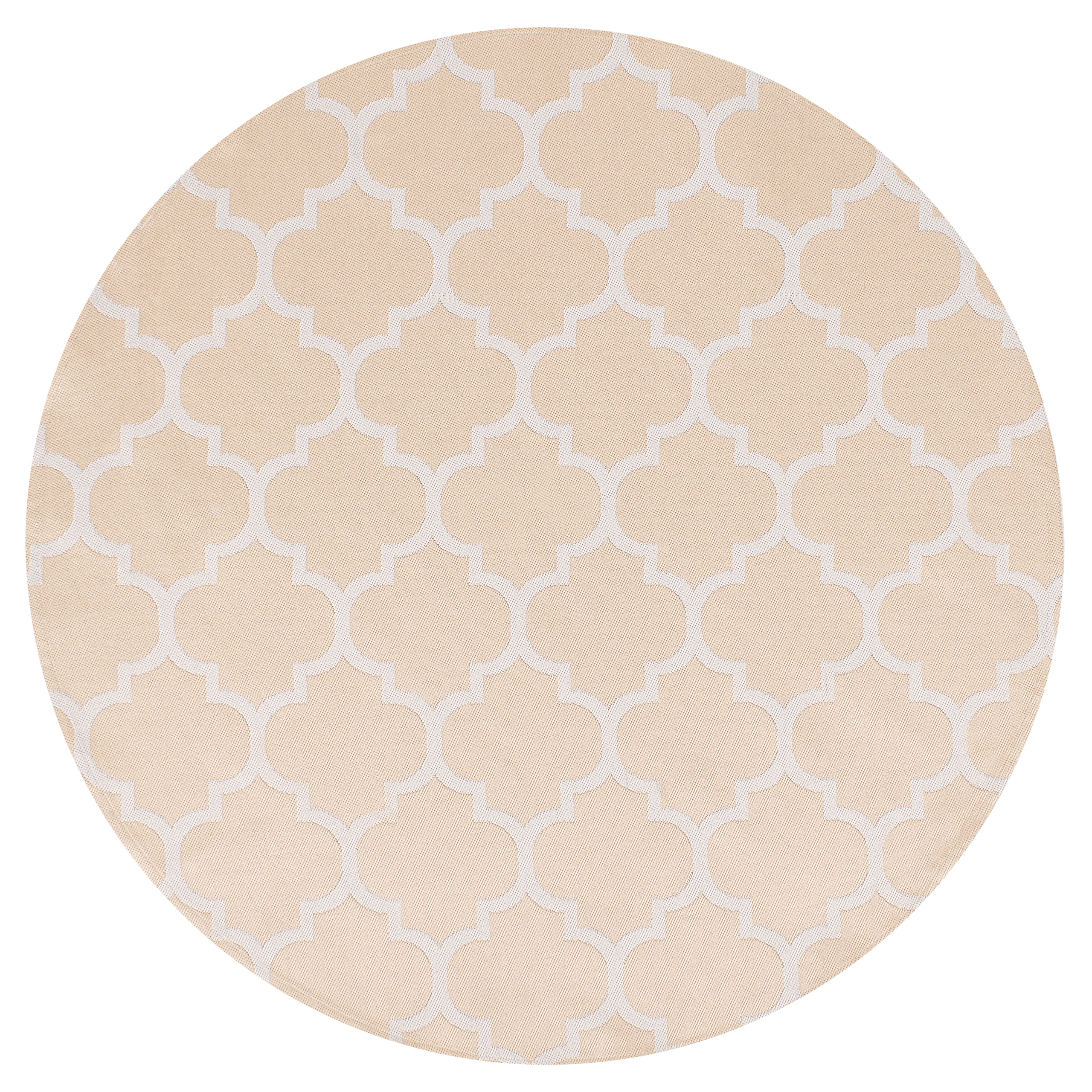 Udendørstæppe MOSORE Beige ø 120 cm