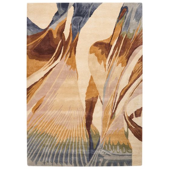 Gulvtæppe SWABI Multifarvet 160 x 230 cm Viskose