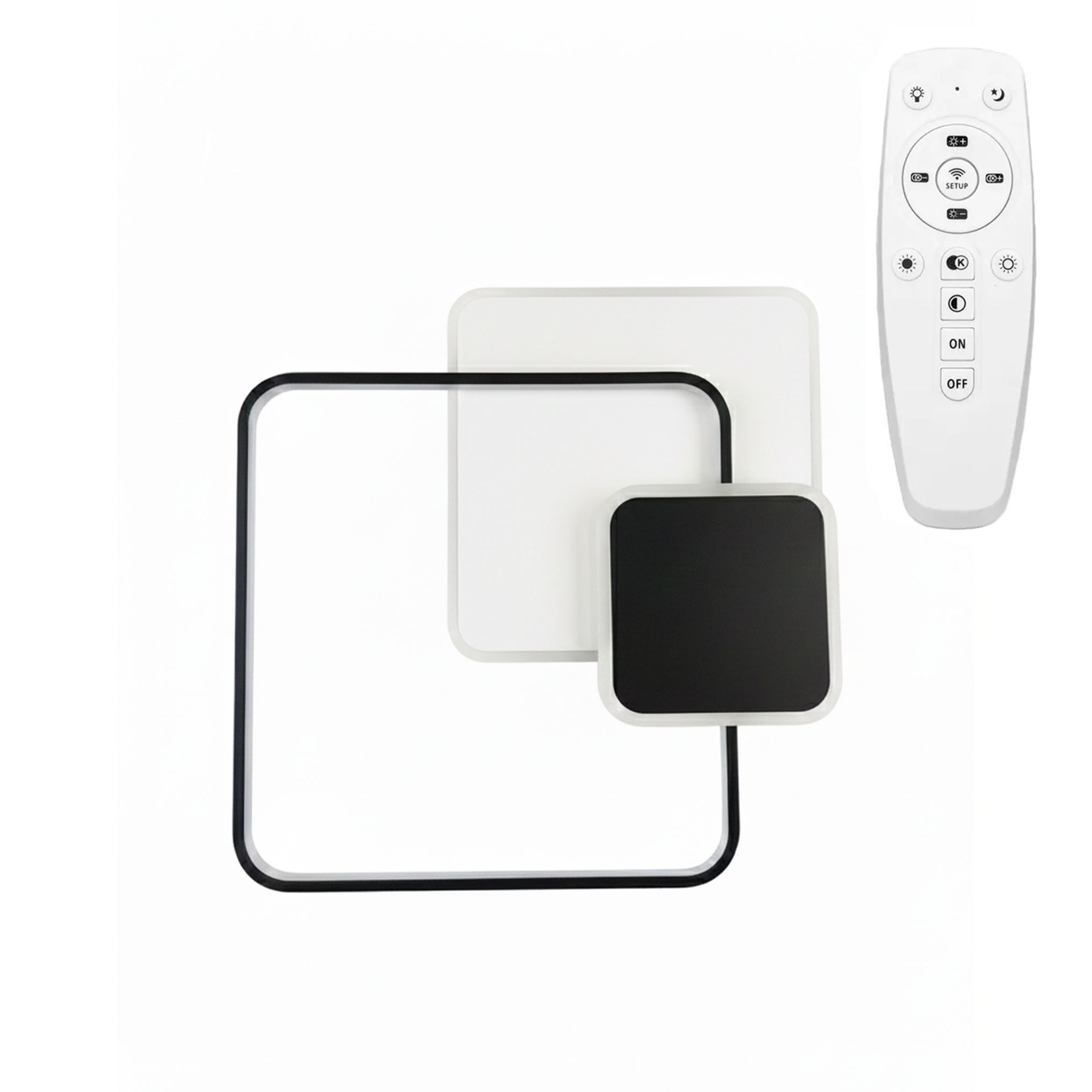 TOOLIGHT loftlampe APP1712-C led Sort 50x50x4cm