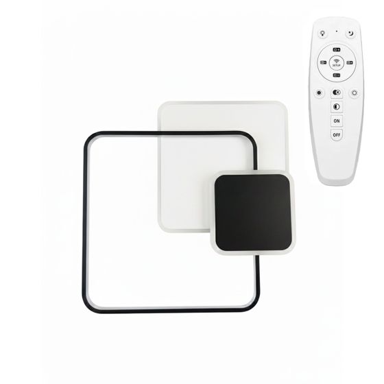 TOOLIGHT loftlampe APP1712-C led Sort 50x50x4cm