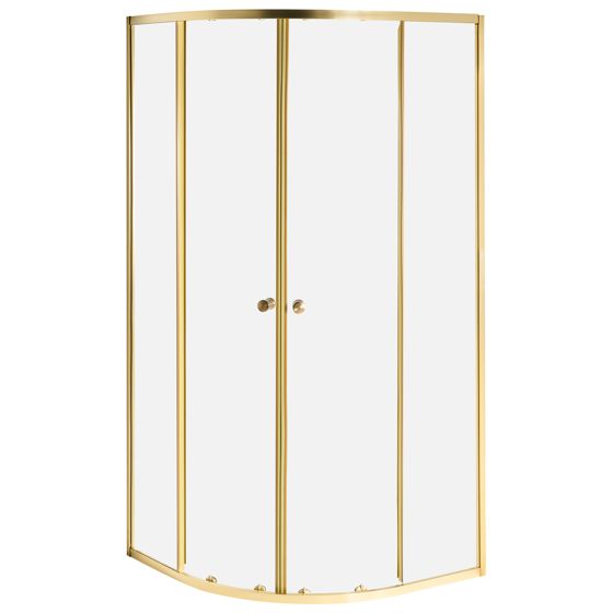 Brusekabine ONELLI 90 x 90 x 190 cm Guld