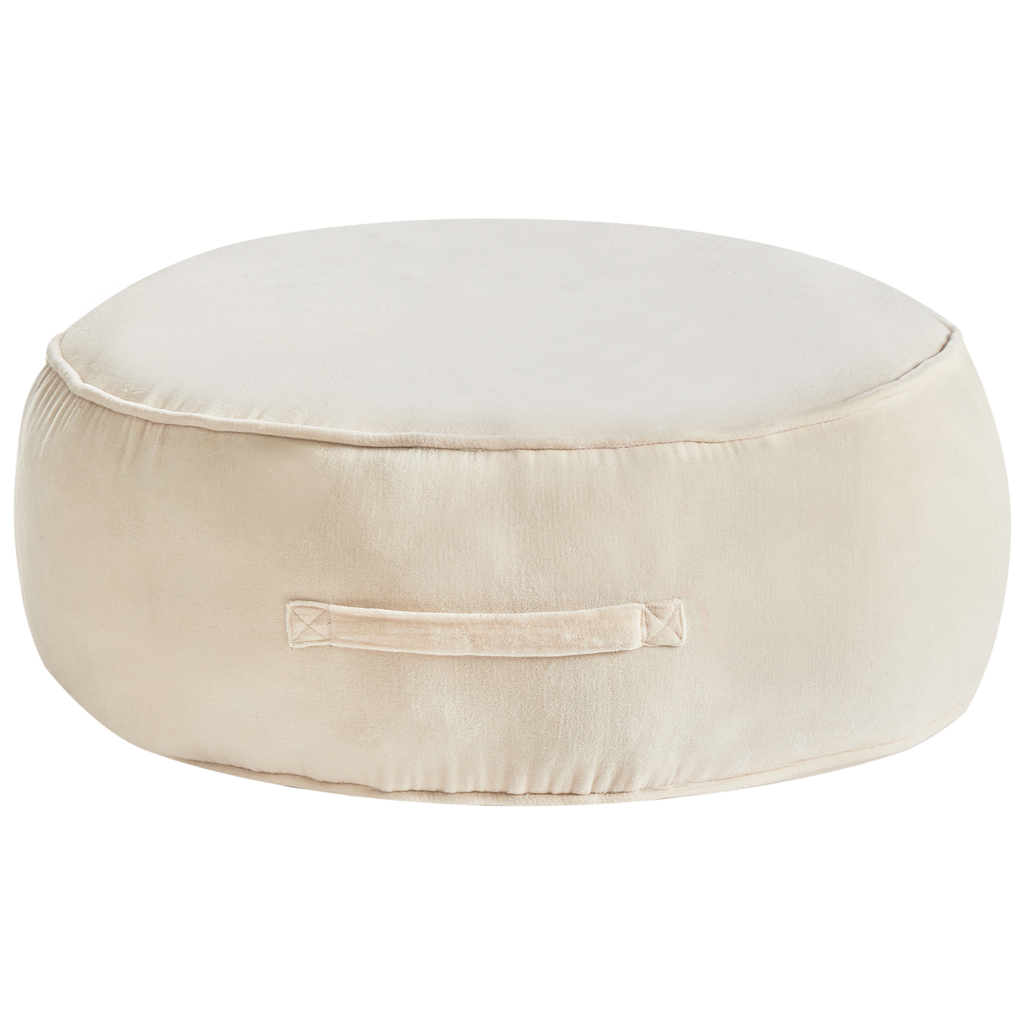 Puf YULLE Velour Lys Beige