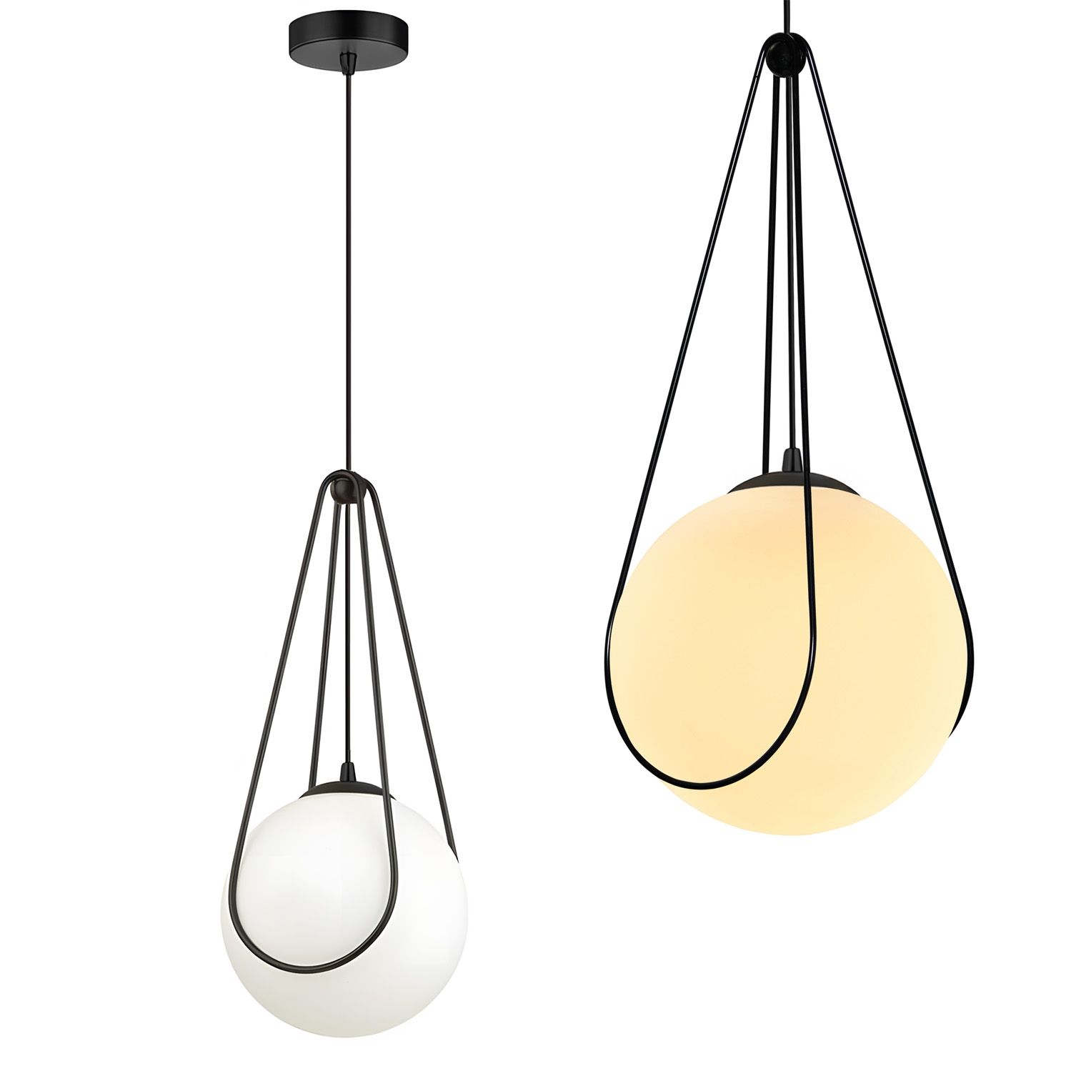 TOOLIGHT hængende loftlampe APP1792-1CP Hvid 20x20x90cm