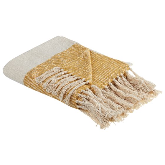 Plaid SALME 130 x 170 cm Beige