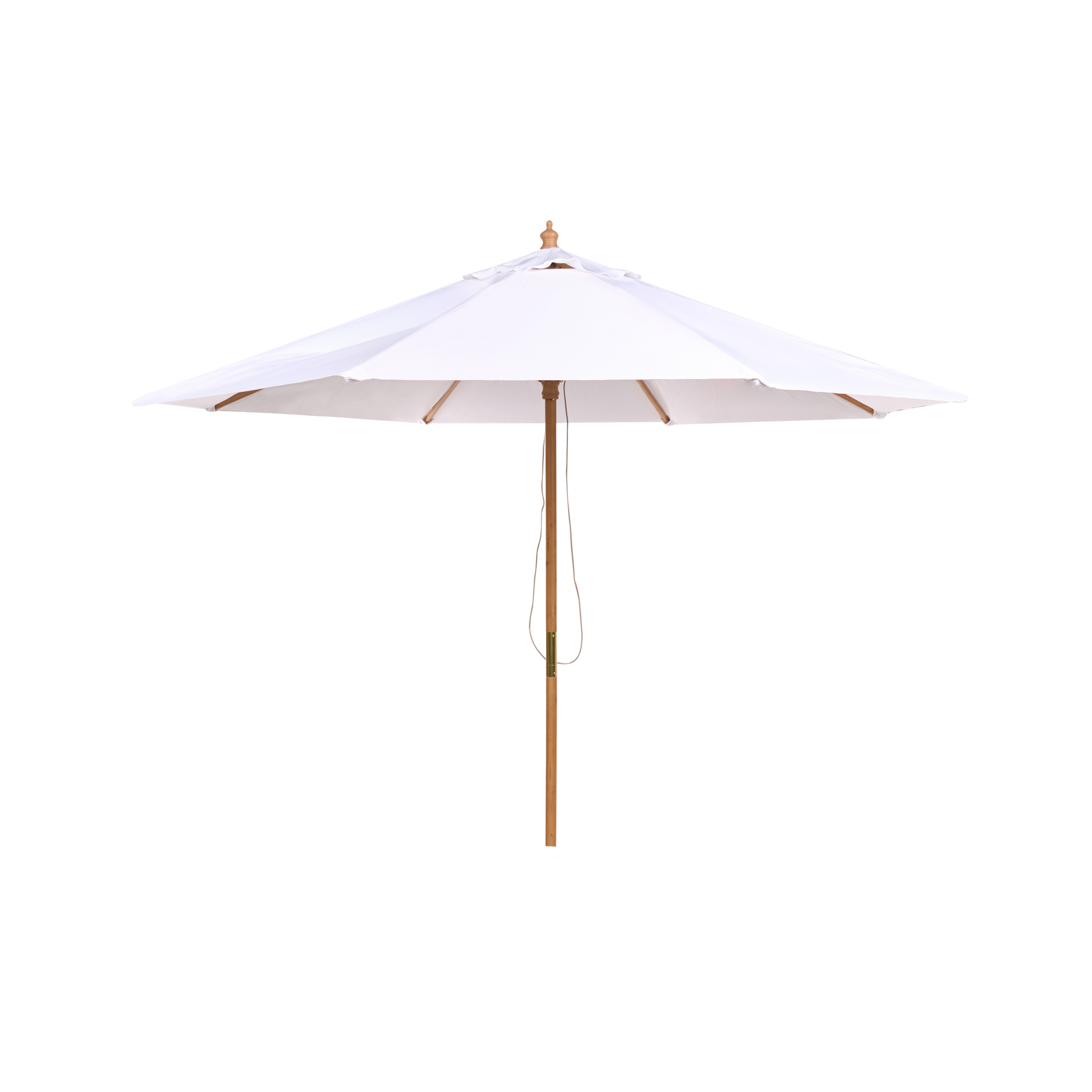 Haveparasol 270 cm TOSCANA Hvid