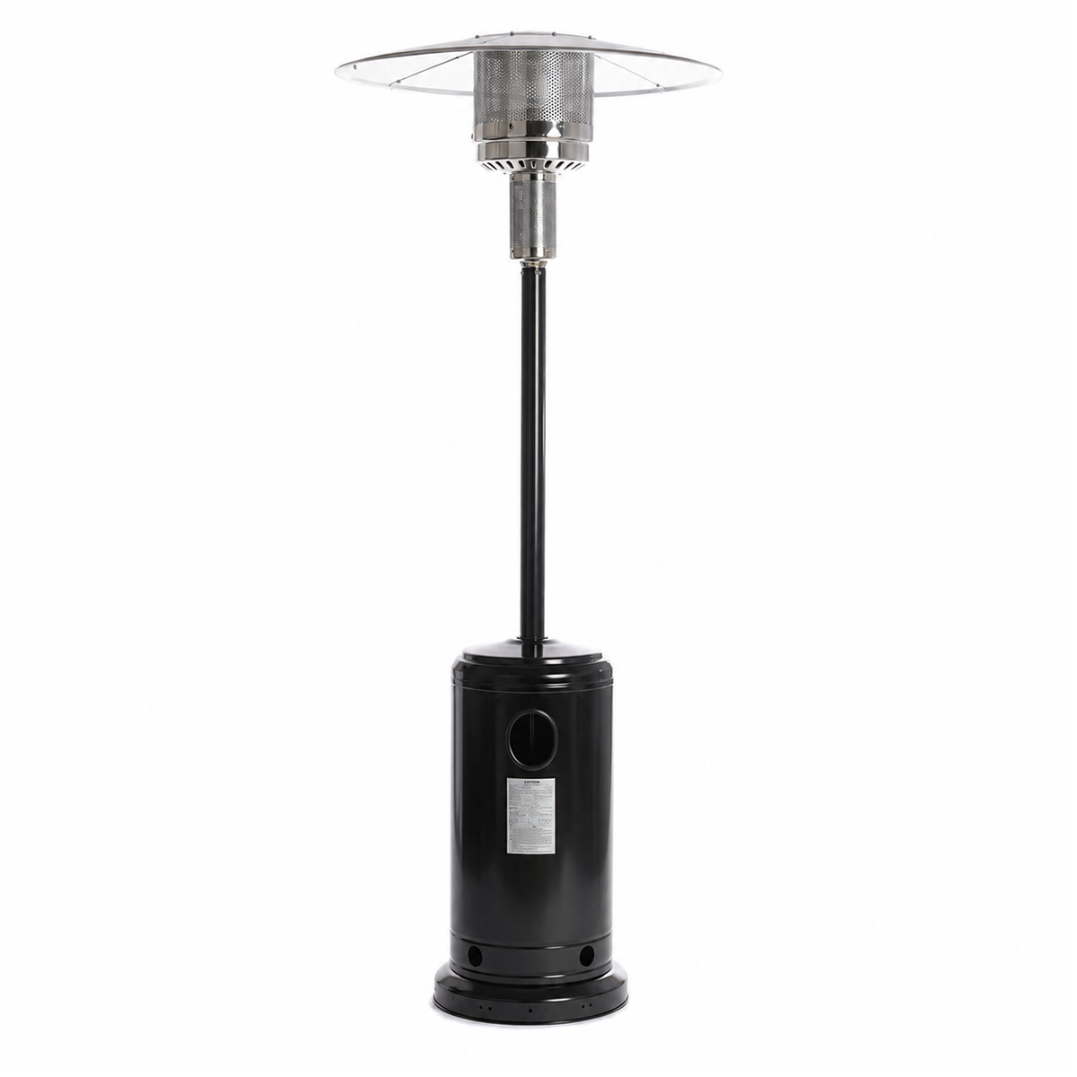 Fornorth Terrassevarmer Stand Patio 13kW gasdrevet, sort