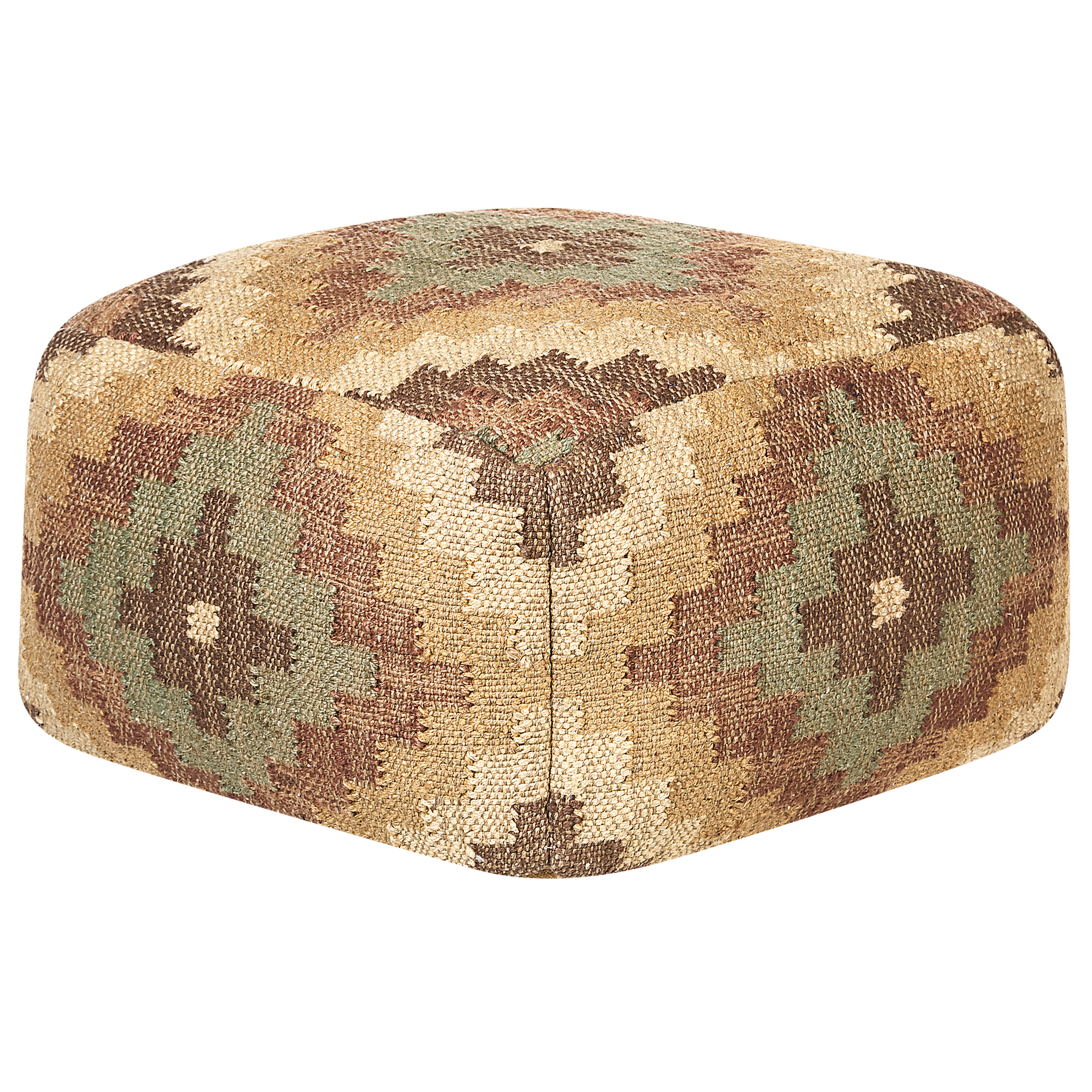 Puf MAGURI Jute Multifarvet