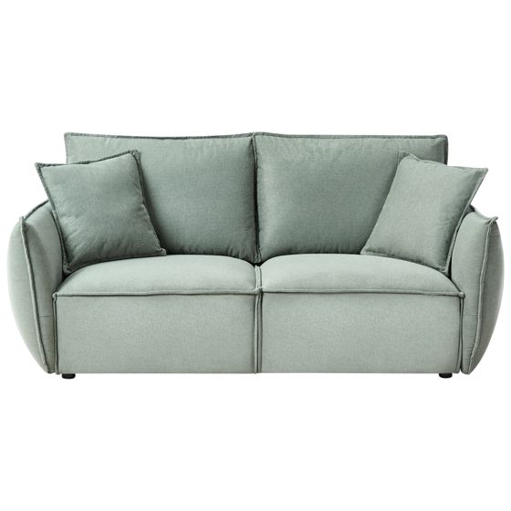 Sofa 3 personers KUNES Lysegrøn