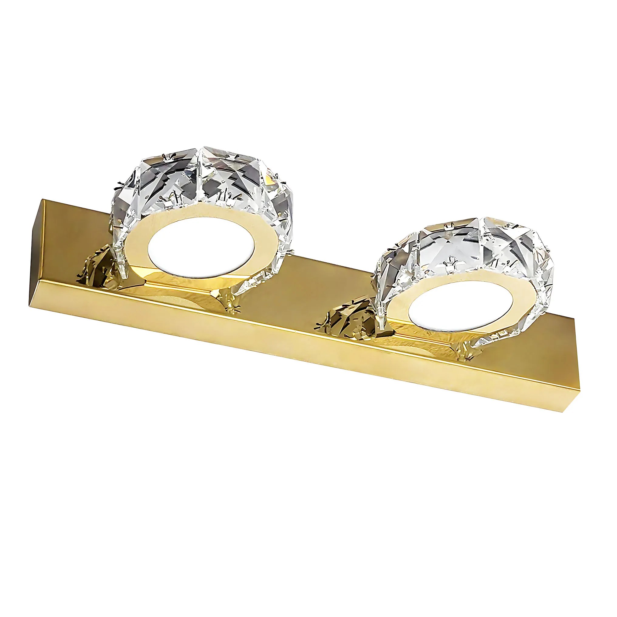 TOOLIGHT væglampe APP1937-2W LED Guld 12x12x32cm