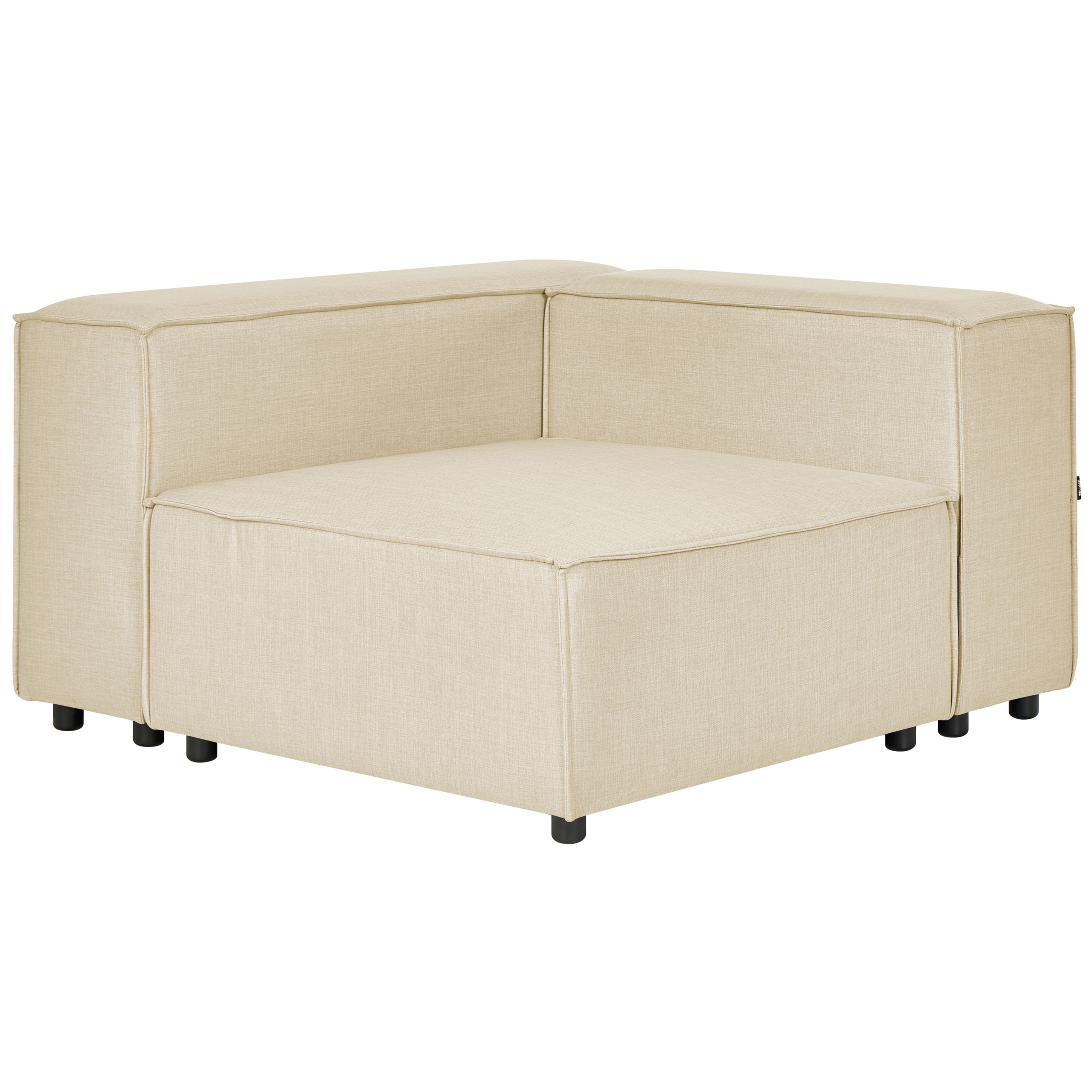 Hjørnemodul APRICA Kunstlinned Beige