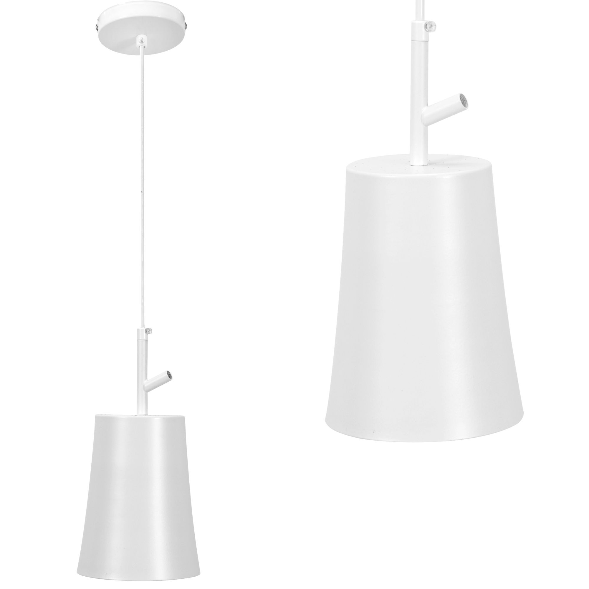 TOOLIGHT hængende loftlampe APP1035-1CP Hvid 17x17x107cm