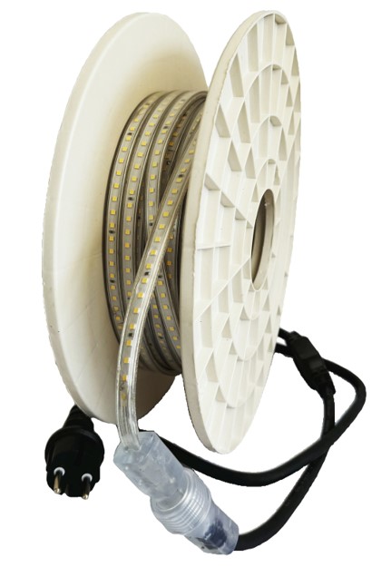 Led Energie Lysstrimmel 230V 50m 12*5mm 40000lm 4000K 8W/m 800lm/m