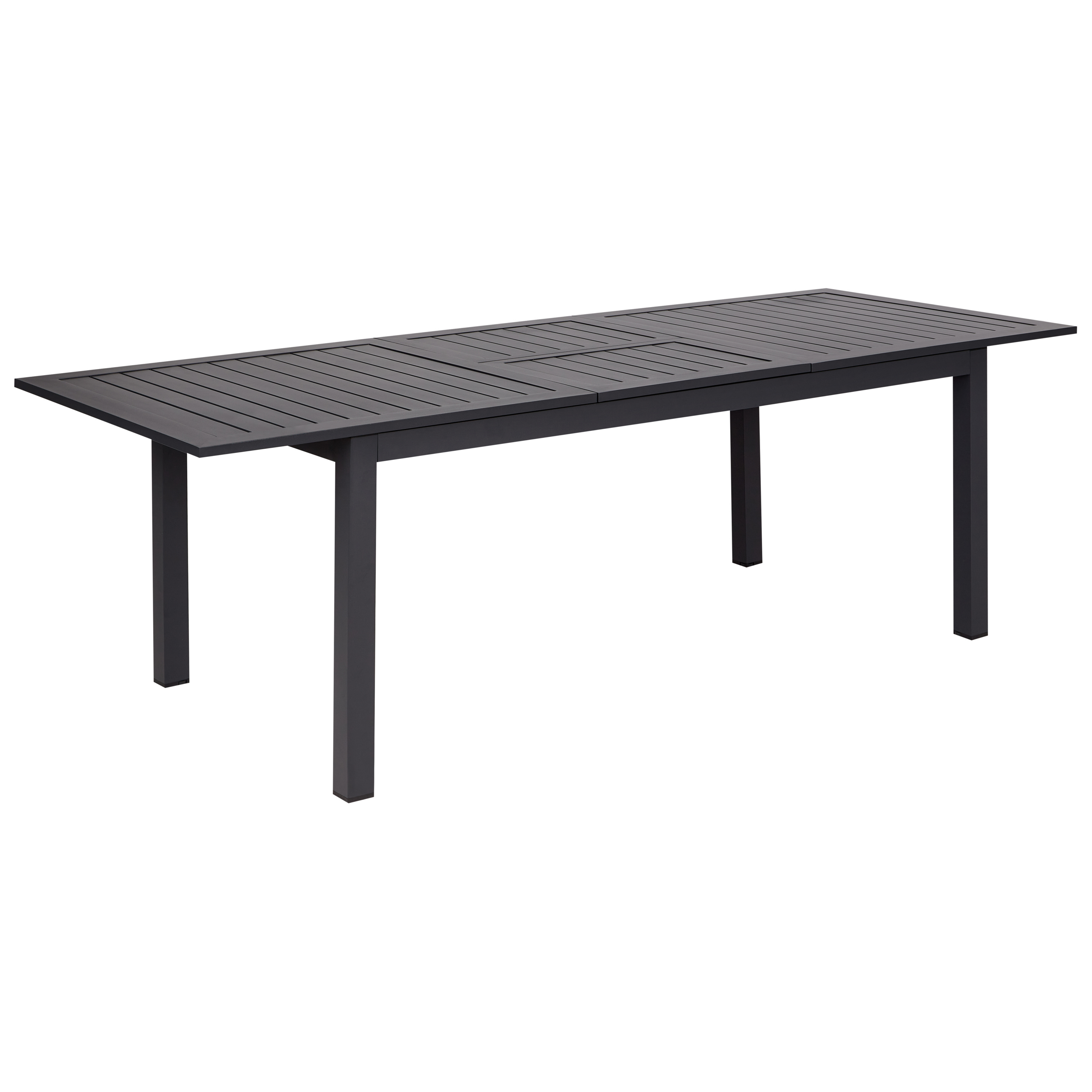 Havebord med udtræk SKALOMA 180/240 cm 90 cm Metal Mørkegrå