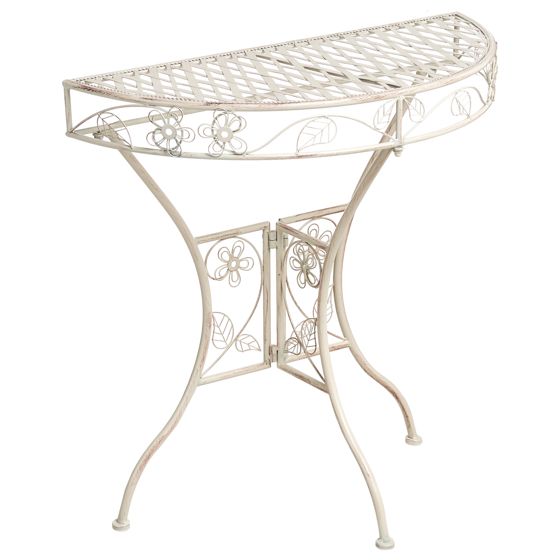 Bistro bord YAVIZA 80 cm 36 cm Metal Lys Beige