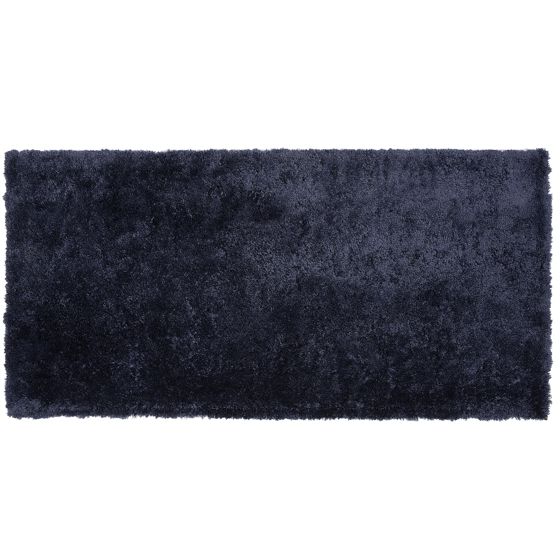 Shaggy gulvtæppe EVREN Mørkeblå 80 x 150 cm