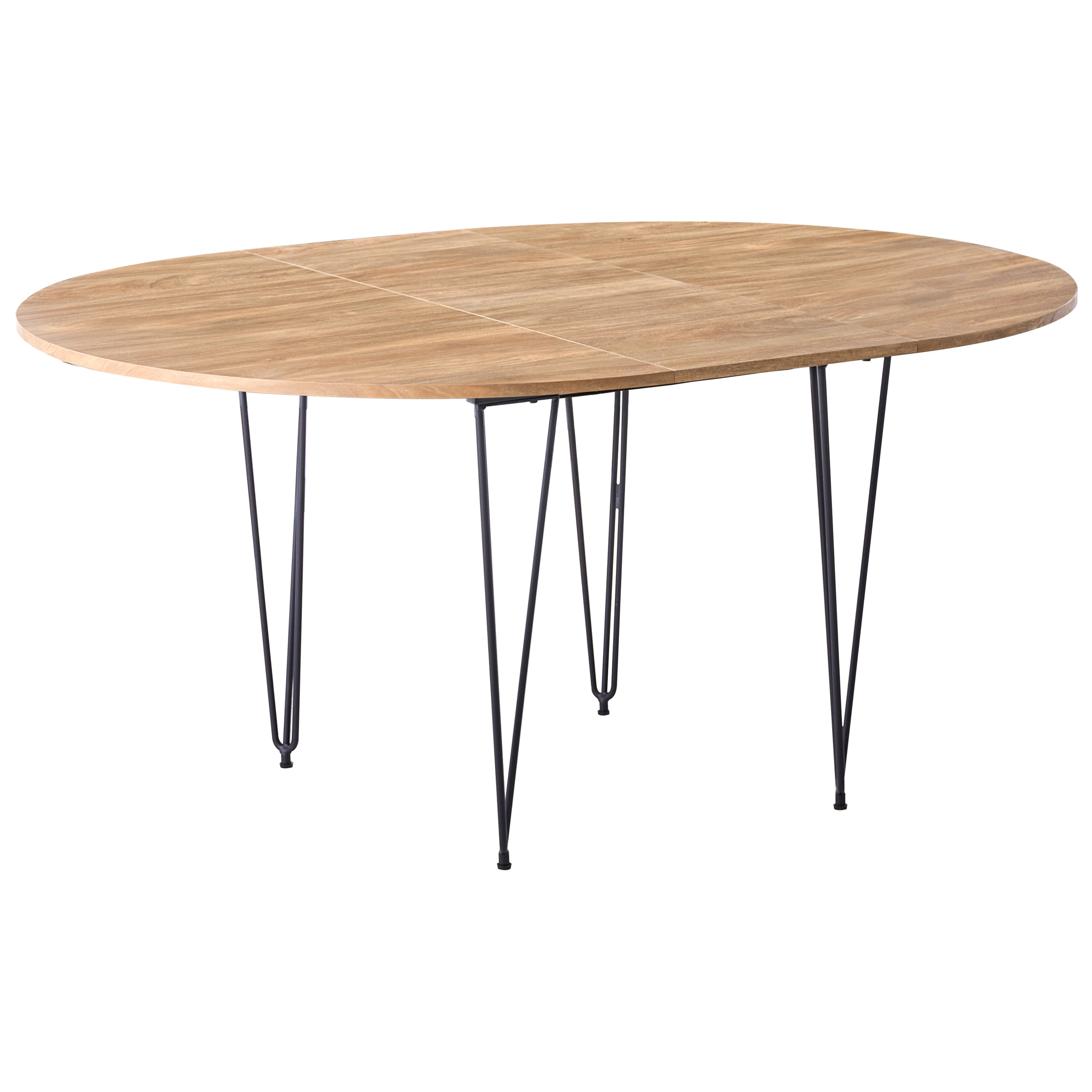 Spisebord med udtræk LOUISE Brun 120/160 cm 120 cm