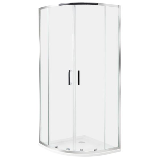 Brusekabine JUKATAN 80 x 80 x 185 cm Sølv
