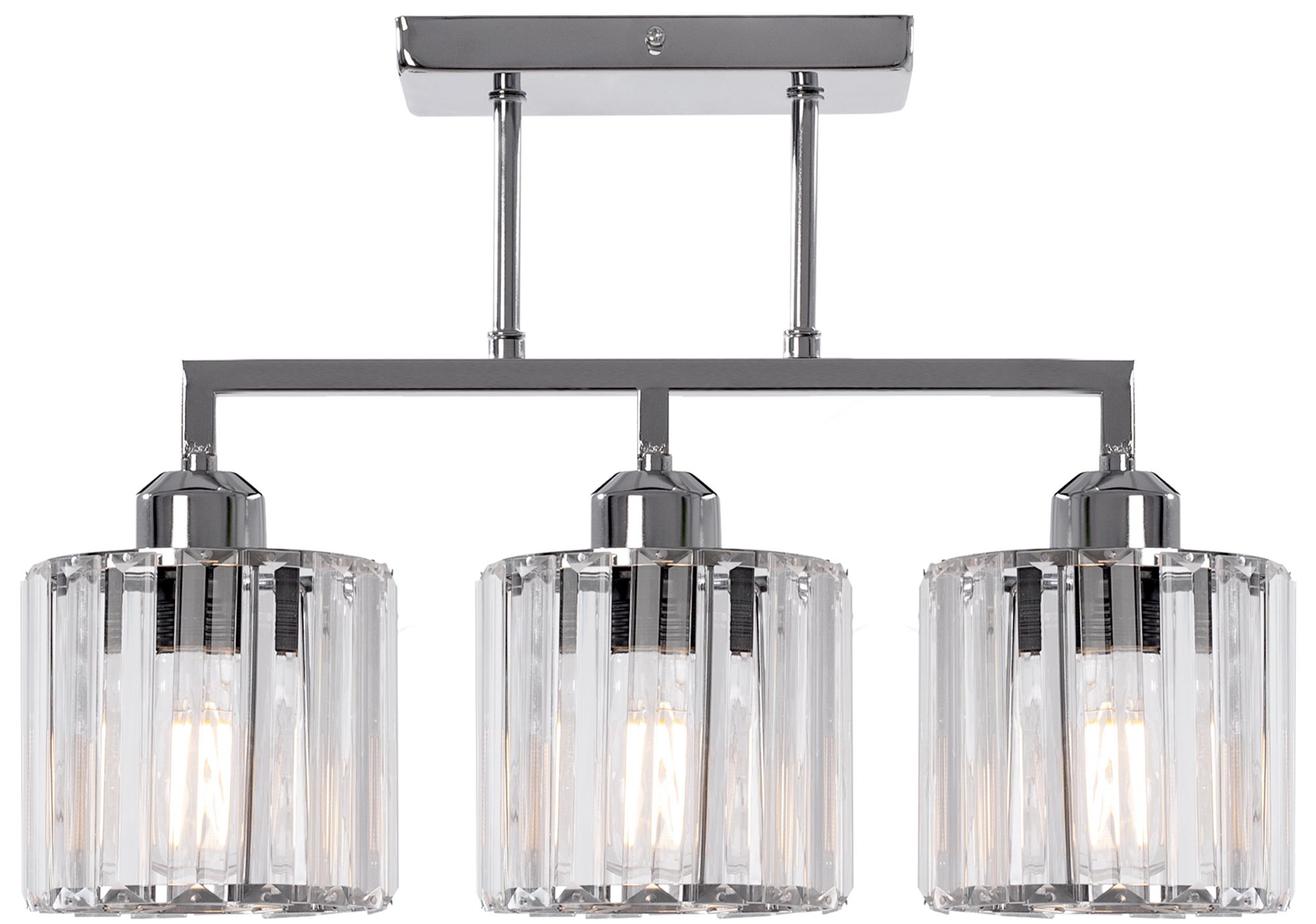 TOOLIGHT hængende loftlampe 392228 GLAMOUR Grå 25x46x25cm