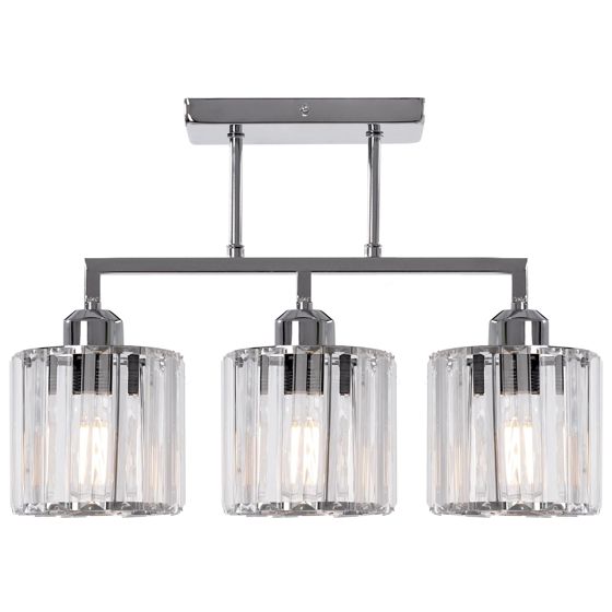 TOOLIGHT hængende loftlampe 392228 GLAMOUR Grå 25x46x25cm
