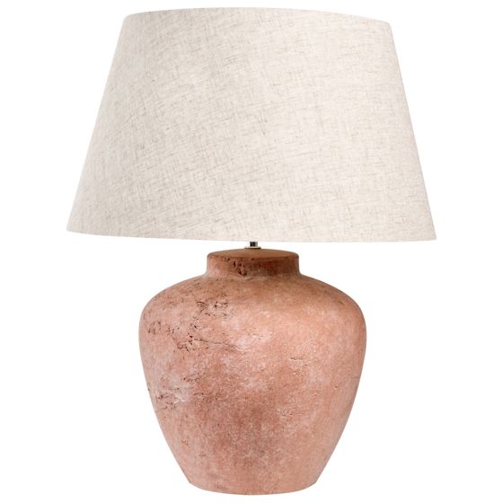 Bordlampe BARTON Keramik Brun