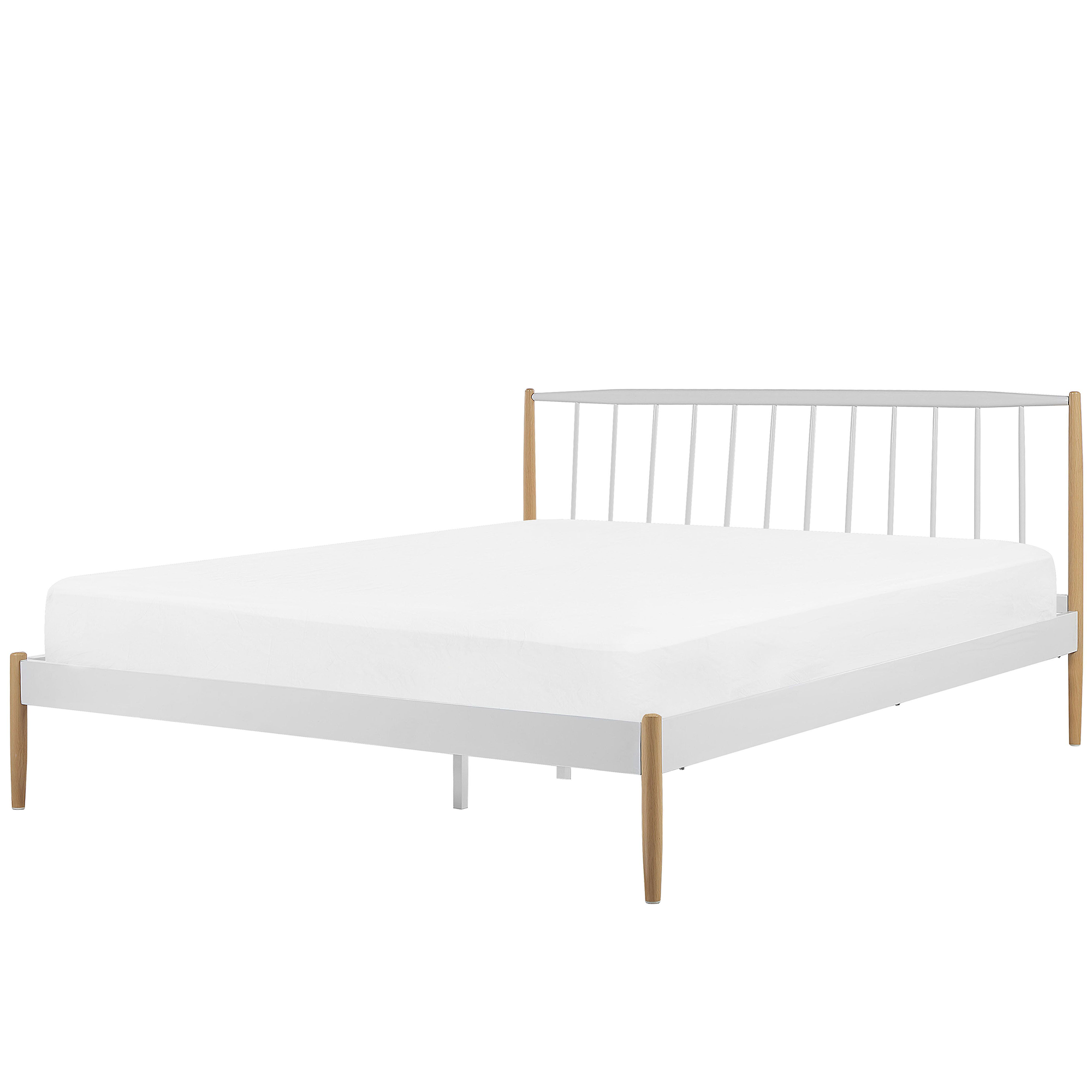 Seng Metal MAURS 180 x 200 cm Hvid