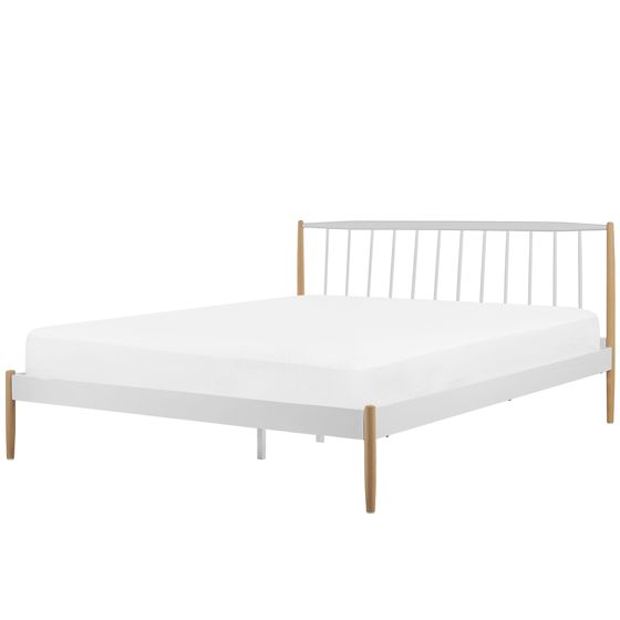 Seng Metal MAURS 180 x 200 cm Hvid