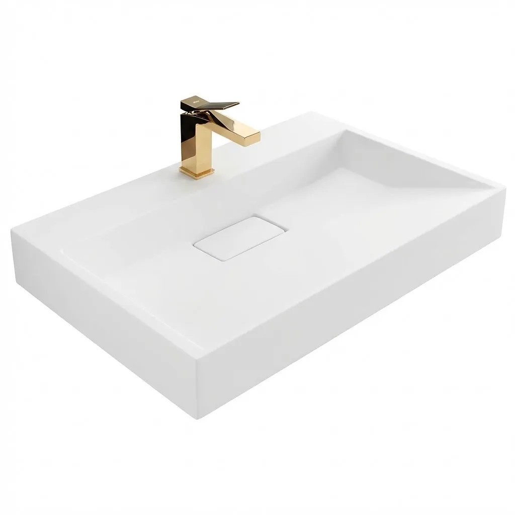 REA kompositvask GOYA 70 Hvid, 70x46x10cm