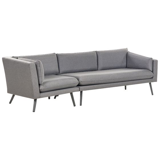 Havesofa 3 personers LORETELLO Grå Venstrevendt