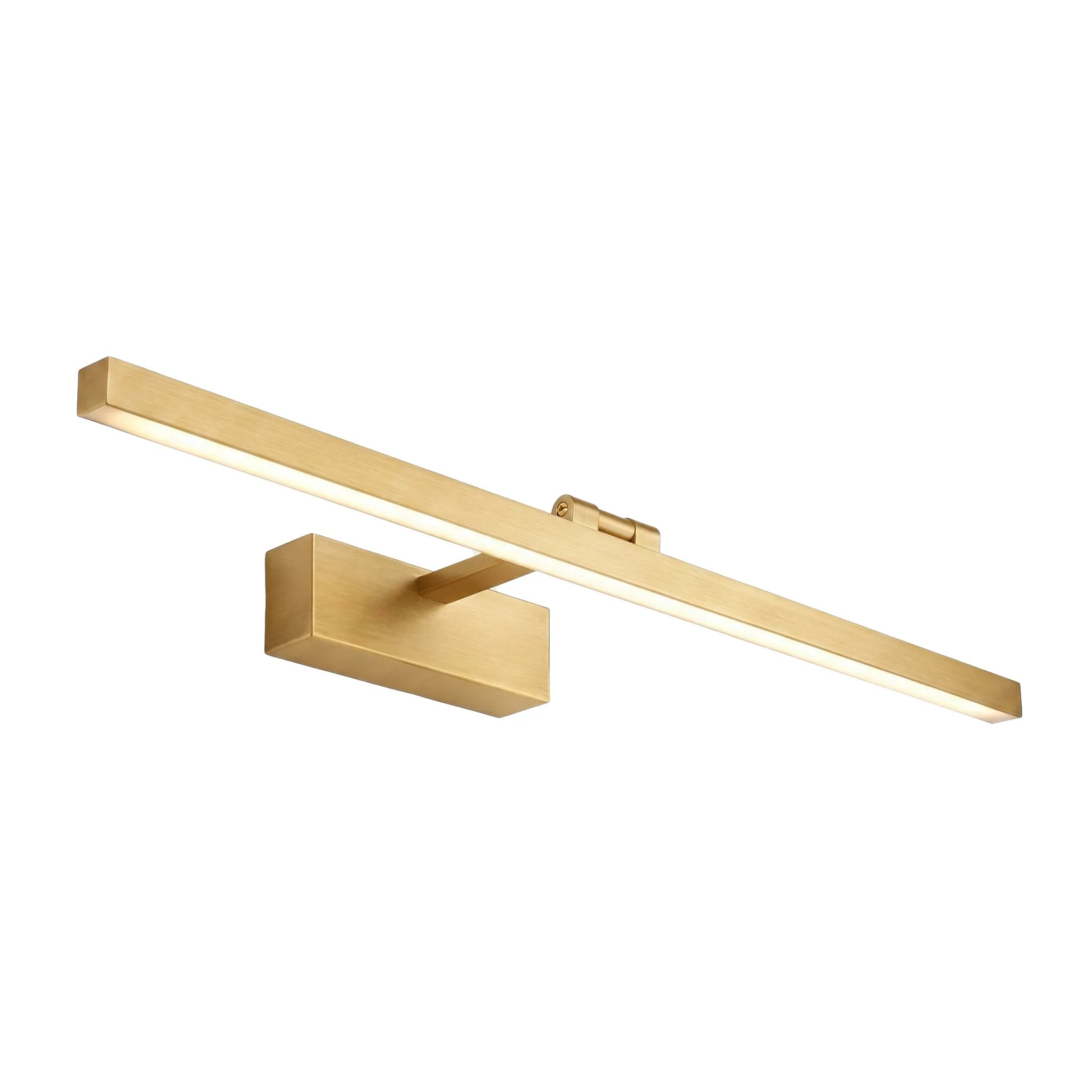 TOOLIGHT væglampe APP1864-1W 80cm LED Børstet guld 18x18x60cm