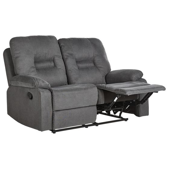Manuel recliner sofa 2 personers BERGEN Grafit