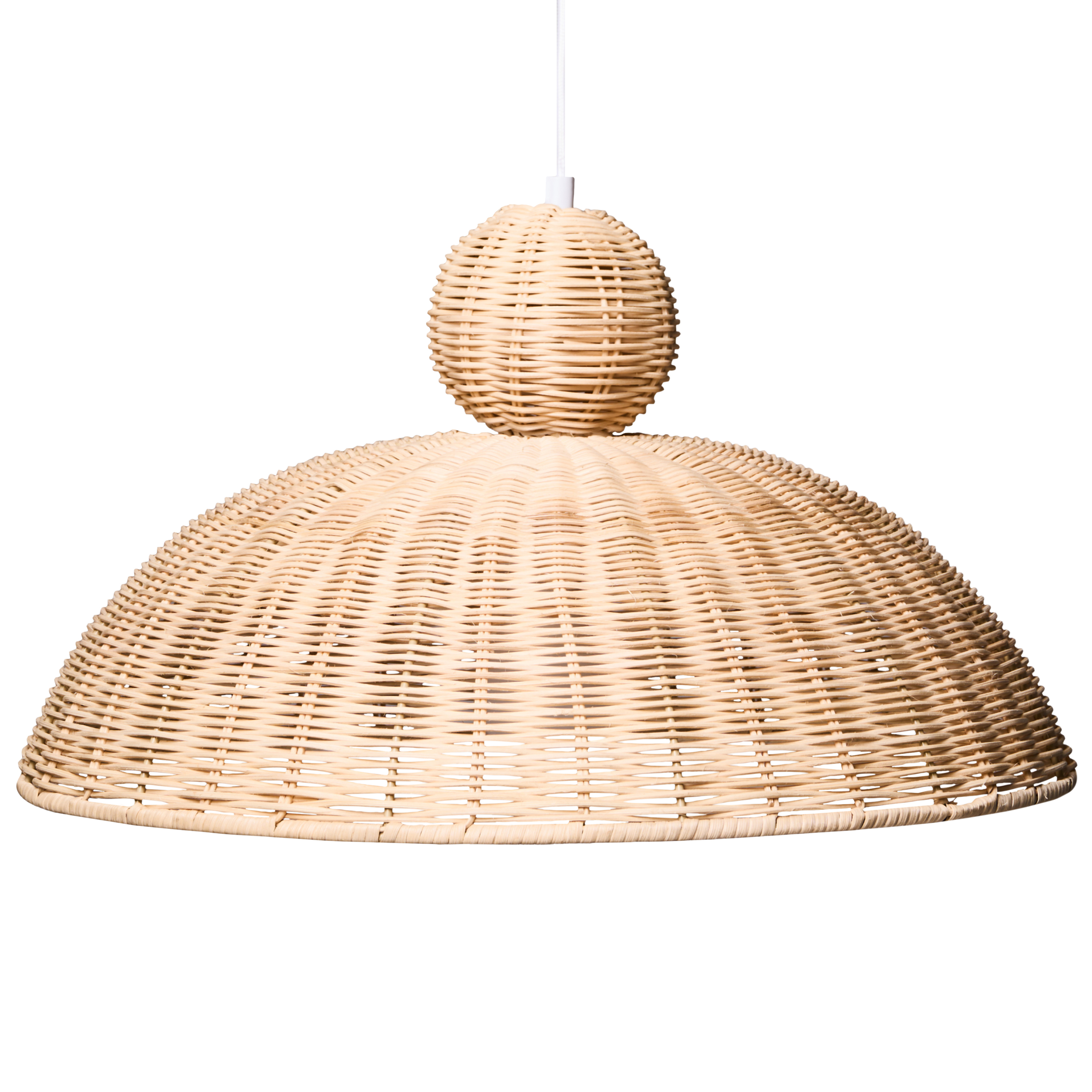 Loftlampe SUERTE Rattan Naturlig