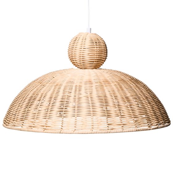 Loftlampe SUERTE Rattan Naturlig