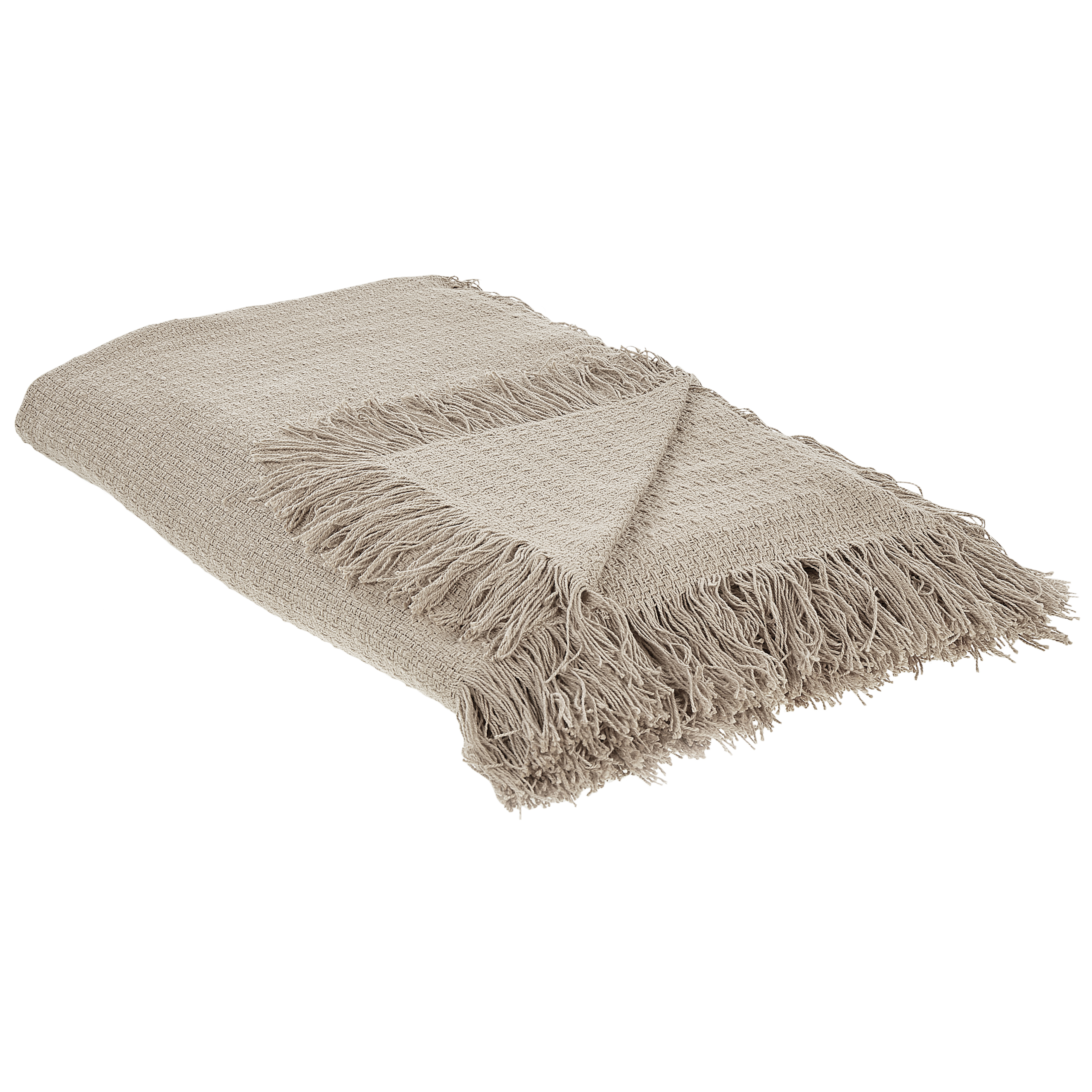 Sengetæppe YERBENT Bomuld 220 x 240 cm Brungrå