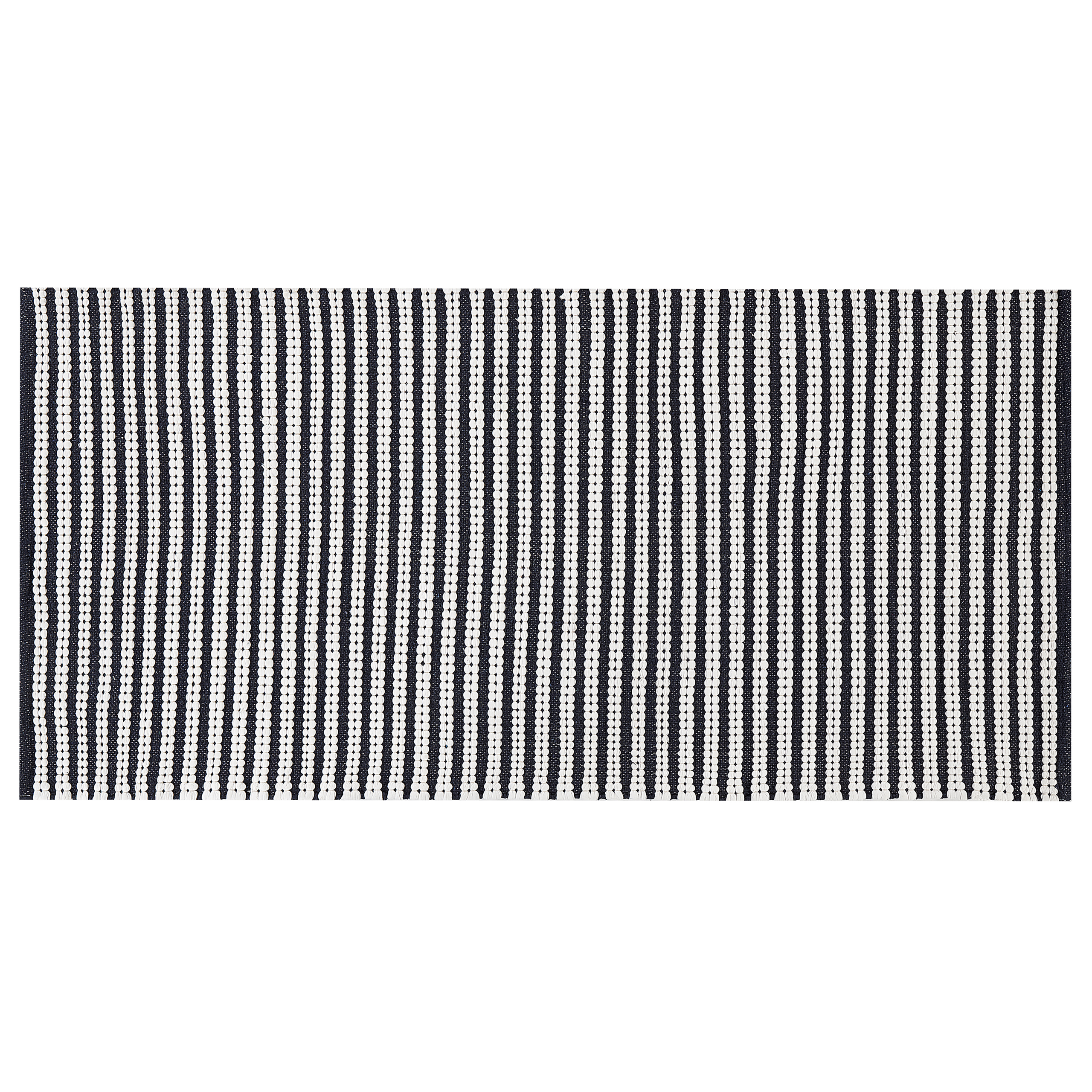 Gulvtæppe SOFULU Navy Blå 80 x 150 cm Bomuld