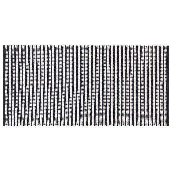 Gulvtæppe SOFULU Navy Blå 80 x 150 cm Bomuld
