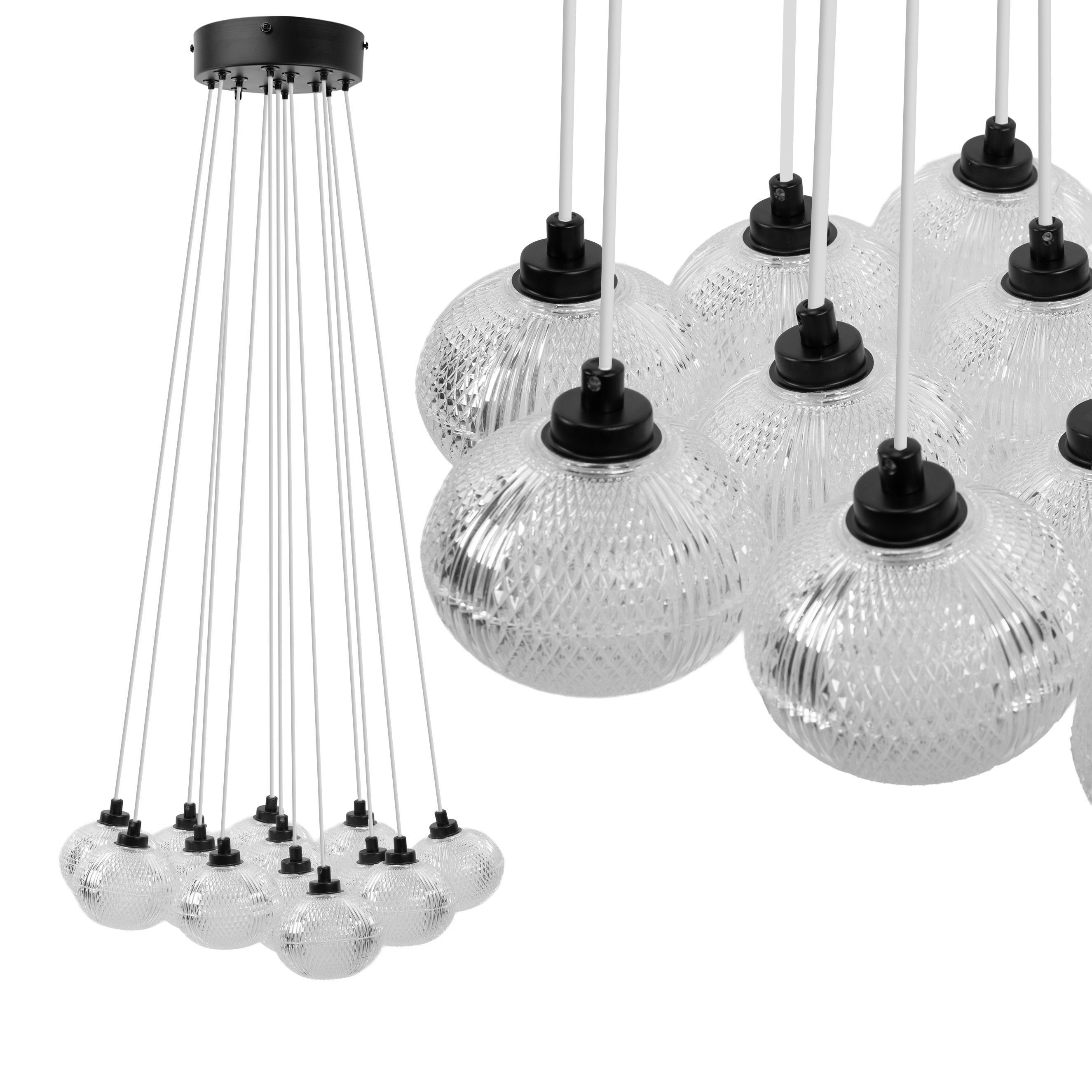 TOOLIGHT loftlampe MS024-13CP Sort 15x15x115cm