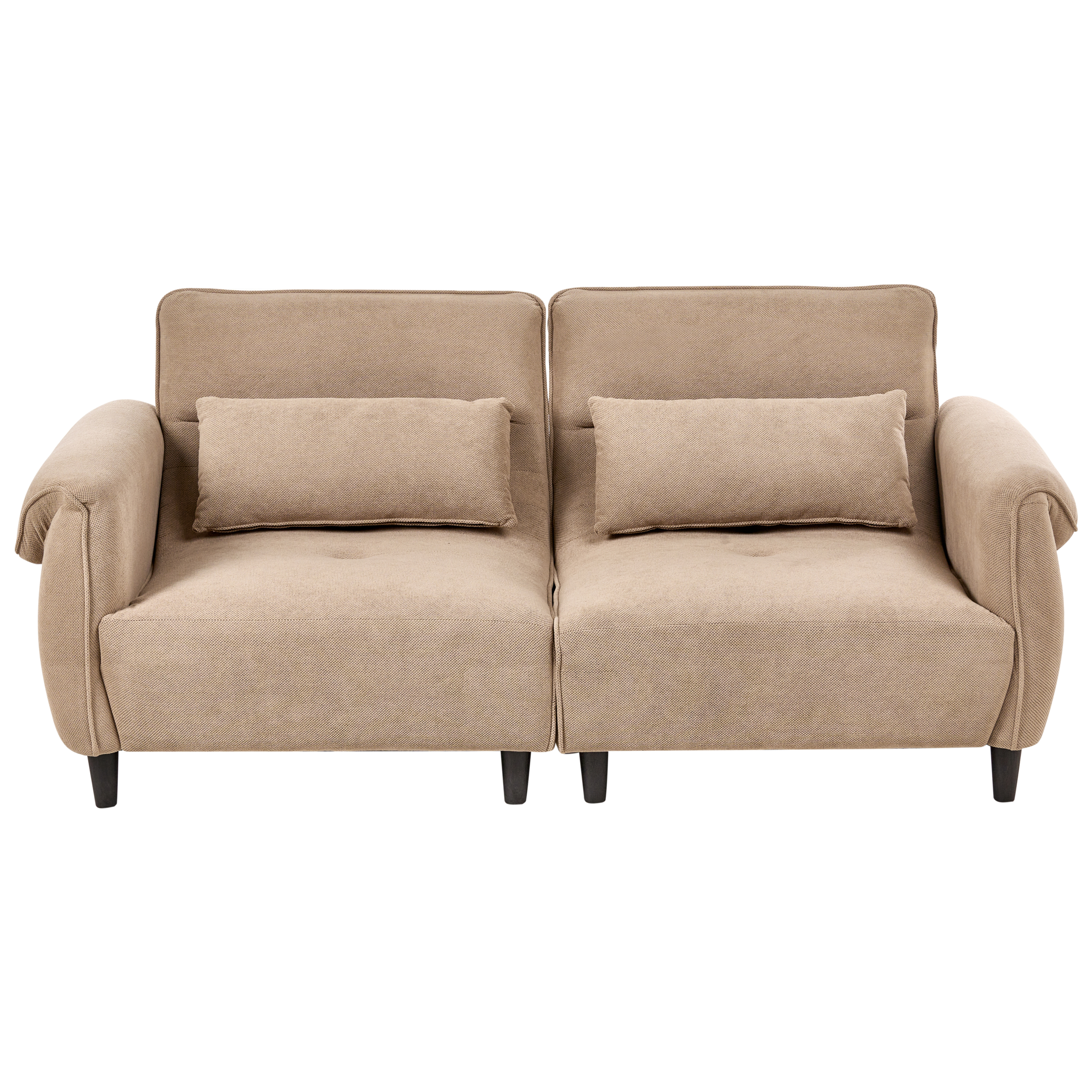 Sofa 3 personers WETLAN Lysebrun