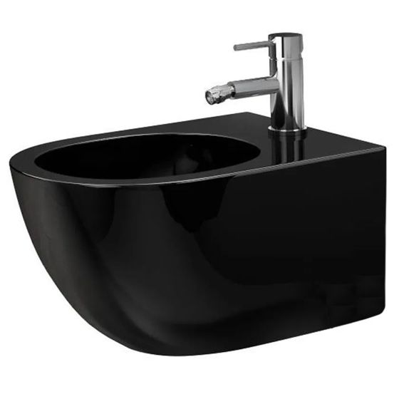 REA bidet CARLO MINI Sort, 49,5x37x32,5cm